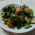 あい殿's cooksnap of when they made フキノトウ&ベーコンのタマゴ炒め♪.