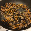 respi0408's cooksnap of when they made ひき肉入り♪ひじきの煮物♪.