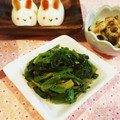 Richland☆Y's cooksnap of when they made ほうれん草のマーガリン炒め.