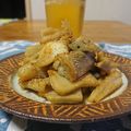 ダイナマイト漆黒's cooksnap of when they made たたきレンコンとニンニクの炒め物.