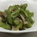 竹ほたる's cooksnap of when they made セロリとベーコンの炒め物.