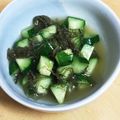 おかゆ。's cooksnap of when they made がごめ昆布✿カリコリ胡瓜ゆるネバ和え.