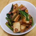 DaYu717523's cooksnap of when they made 手軽にパパっと！厚揚げとベーコンの煮物☆.
