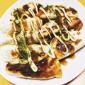 tomaton☆'s cooksnap of when they made 餃子の皮でおつまみ☆クリーミーたこ焼き.