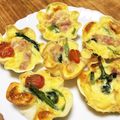 しほみ2411's cooksnap of when they made ギョウザの皮de簡単お弁当キッシュ.