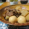 ダイナマイト漆黒's cooksnap of when they made 簡単おでん♪牛すじ卵大根.