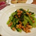 のりてぃｓｘ's cooksnap of when they made 小松菜のくるみ味噌和え.