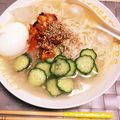 ＊taipeach＊'s cooksnap of when they made 韓国冷麺風そうめん.