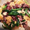 udonk's cooksnap of when they made 菜の花とホタルイカ炒め.