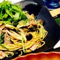 もじゃこてつー's cooksnap of when they made 水菜と豚肉の和風パスタ.
