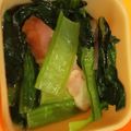 クック1S0J7X☆'s cooksnap of when they made 簡単☆小松菜とベーコン炒め.