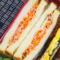 nosso's cooksnap of when they made にんじんとハムのサンドイッチ.