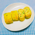 まあまま☆0403's cooksnap of when they made 桜海老とネギの卵焼き！白だしいらず！.