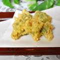 mielle's cooksnap of when they made ウド、ふきのとう、太いネギの天ぷら.