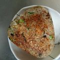 拓斗ここな's cooksnap of when they made 簡単♡ネギおかかチーズ醤油焼きおにぎり.