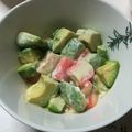 ☆うさきちさん☆'s cooksnap of when they made ５分で完成♪アボカド＆カニカマｄｅサラダ.