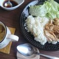 あず7225's cooksnap of when they made 塩麹さんでシンガポールチキンライス♡.