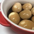 半蔵1215's cooksnap of when they made 簡単★味つき半熟たまご.