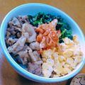 ピカリそら's cooksnap of when they made 韓国風 三色丼.