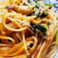リジー＊£ove's cooksnap of when they made m簡単！ほうれん草とツナのトマトパスタ.
