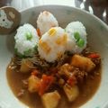 ☆kaoppe☆'s cooksnap of when they made ライスボールのイースターカレー.
