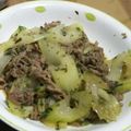 喜屋武壱岐家's cooksnap of when they made 牛肉セロリ炒め.