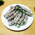 ラス♪'s cooksnap of when they made 豚こまで簡単！アスパラの肉巻き.