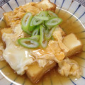 とむゴーゴー's cooksnap of when they made 厚揚げステーキ★とろ～り卵とじあんかけ♪.