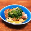 kana▽・x・▽'s cooksnap of when they made まるでカツ丼⁈仙台麩の卵とじ丼☆.