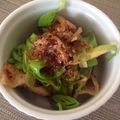 ステーキ2枚's cooksnap of when they made たっぷりねぎの鶏皮ポン酢.