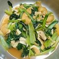 プーまま☆'s cooksnap of when they made 小松菜と油揚げの煮浸し.