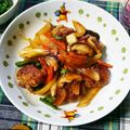 ☆ぷ～☆'s cooksnap of when they made 柔らか！お弁当にも☆豚細切れ肉で酢豚風☆.