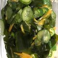 クックLT524S☆'s cooksnap of when they made ワカメとオクラの酢の物サラダ★.