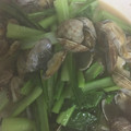 クック8R6T2H☆'s cooksnap of when they made 小松菜とあさりのガーリックオイバター炒め.