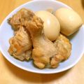 ステルトミチル's cooksnap of when they made 鶏手羽元とゆで卵の煮もの.
