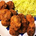 sysrh's cooksnap of when they made キャベツたっぷりミンチカツ☆お弁当にも♪.