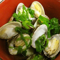 由芽15's cooksnap of when they made 超簡単☆あさりの酒蒸し♪.
