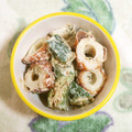 mmameco's cooksnap of when they made 時短！おくら&ちくわのマヨおかか和え.