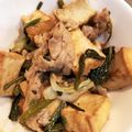 ひひひししし's cooksnap of when they made ターサイと豚バラ＋厚揚げで香味炒め♪.