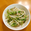 ゆすひと's cooksnap of when they made もやしと豆苗の明太子マヨ和え.