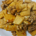 azuazu♡'s cooksnap of when they made ヨシダソースで簡単、たけのこと豚挽肉炒め.