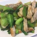 kk4788's cooksnap of when they made チンゲン菜と豚バラの中華炒め≦ФωФ≧.