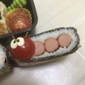 そらたん♡'s cooksnap of when they made はらぺこあおむし おにぎらず.