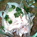 *louis*'s cooksnap of when they made ささみと新玉ねぎのｻﾗﾀﾞ.
