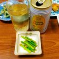 サンタクロースの弟子's cooksnap of when they made 至高のつまみ−ニンニクの芽の梅かつお和え.