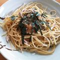 ayakaL7's cooksnap of when they made ツナマヨパスタなめ茸のせ.
