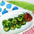 クックI7I5L1☆'s cooksnap of when they made ＊焼き梅干しdeきゅうりの梅おかか和え＊.