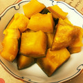 伸くんのママ's cooksnap of when they made [砂糖不使用]フライパンでかぼちゃの煮物.
