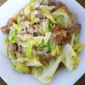 はろーもえか's cooksnap of when they made 豚バラとキャベツのネギ塩炒め.