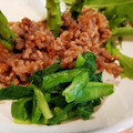 Richland☆Y's cooksnap of when they made そぼろニラおひたし付丼簡単麺つゆ活用術❤.